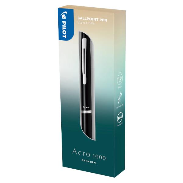 PENNA A SFERA NERO ACRO 1000M 3