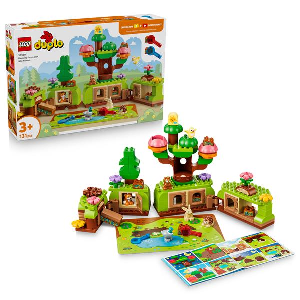 LEGO Foresta esplorativa con animali selvatici