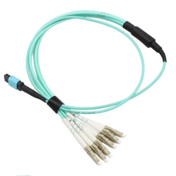 EQUIP EQUIP - Cavo fibra ottica multimodale OM3 da MTP a 6 x LC Simplex, 1m