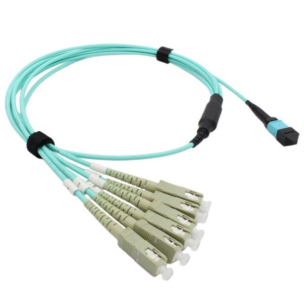 EQUIP EQUIP - Cavo in fibra ottica multimodale OM3 da MTP a 6x SC Simplex - 1m