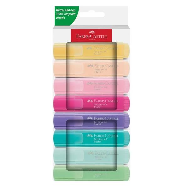 FABER CASTEL EVIDENZIATORI TEXTLINER 46 PASTEL