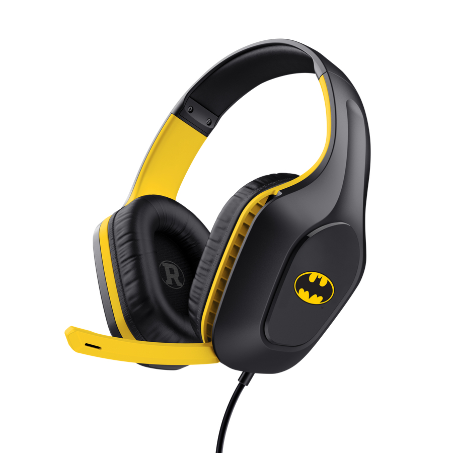 TRUST CUFFIE GAMING CABLATE JACK 3,5MM LICENZIATE (DC COMICS) BATMAN - MULTIPIATTAFORMA OVER-EAR, DRIVER 50MM - TRUST GXT415BM ZIROX - NERO