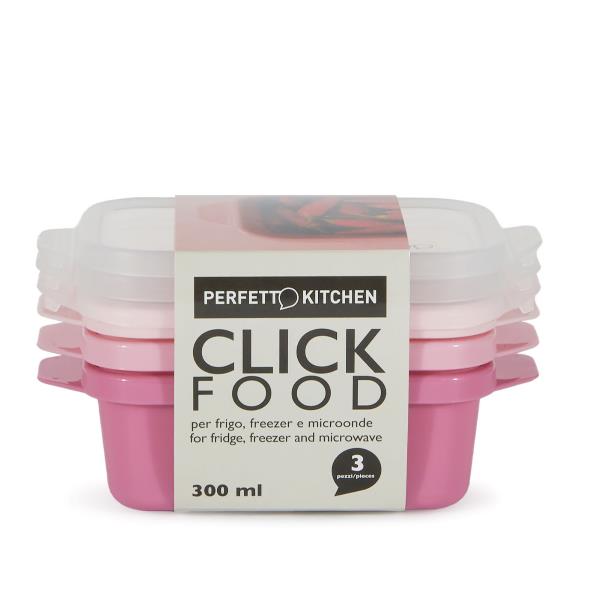 CONTENITORE ALIMENTI CLICKFOOD 300ml 3