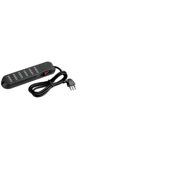 LEGRAND Multipresa- 6 Prese 10A con Cavo e Presa M. 10A - Interr. luminoso -Antracite