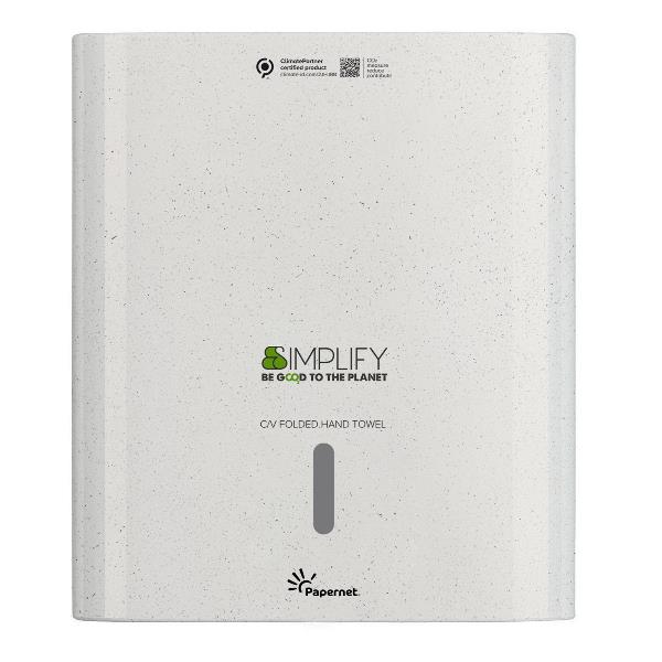 PAPERNET DISPENSER ASCIUGAMANO PIEGATO C/V - SIMPLIFY