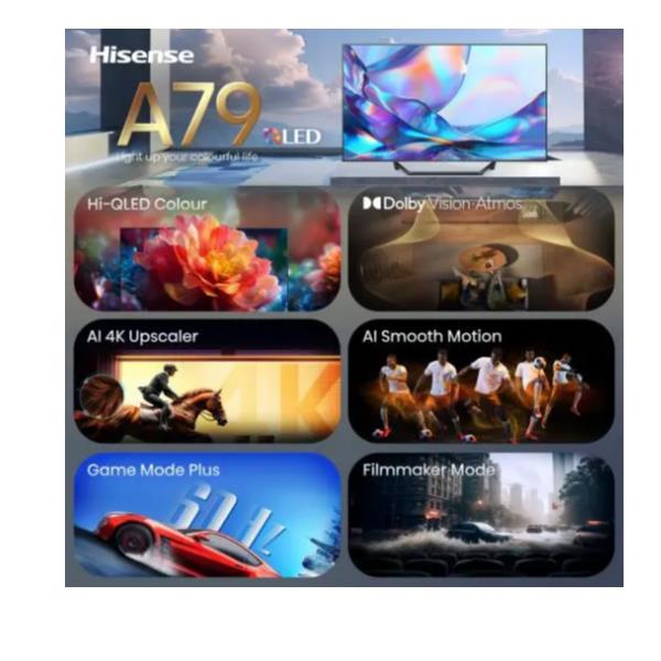 43 A79S QLED 4K ULTRA HD SMART VIDAA - STAND CENTRALE 10