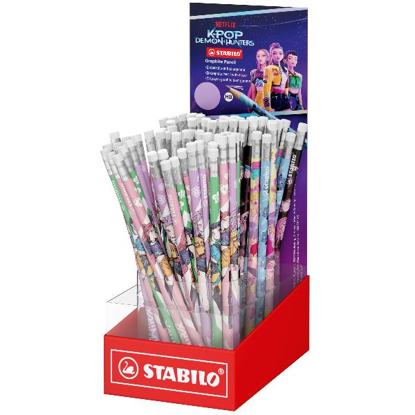 STABILO MATITE GRAFITE KPOP DEMON HUNTERS - Espositore 80 pezzi