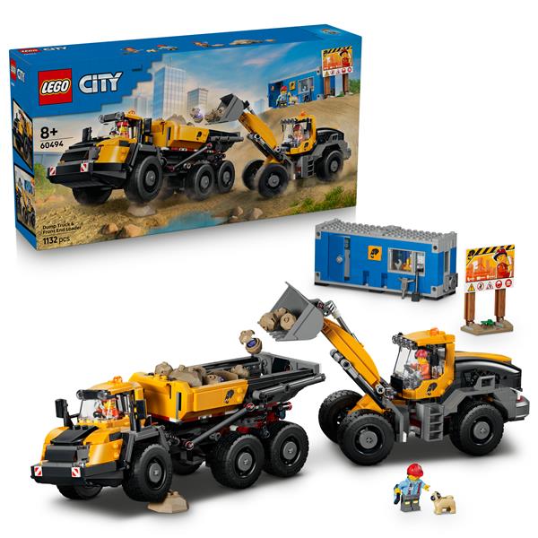 LEGO Camion ribaltabile e pala meccanica