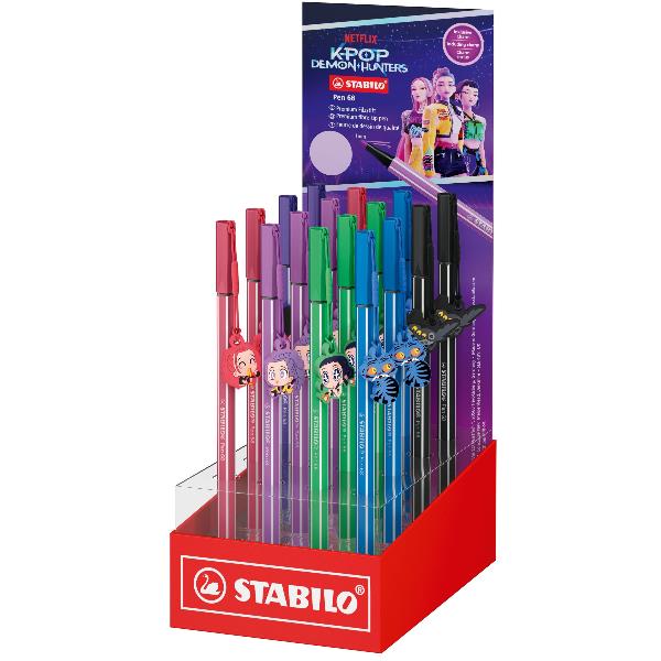 STABILO PEN 68 x KPOP DEMON HUNTERS - Espositore 16 pezzi