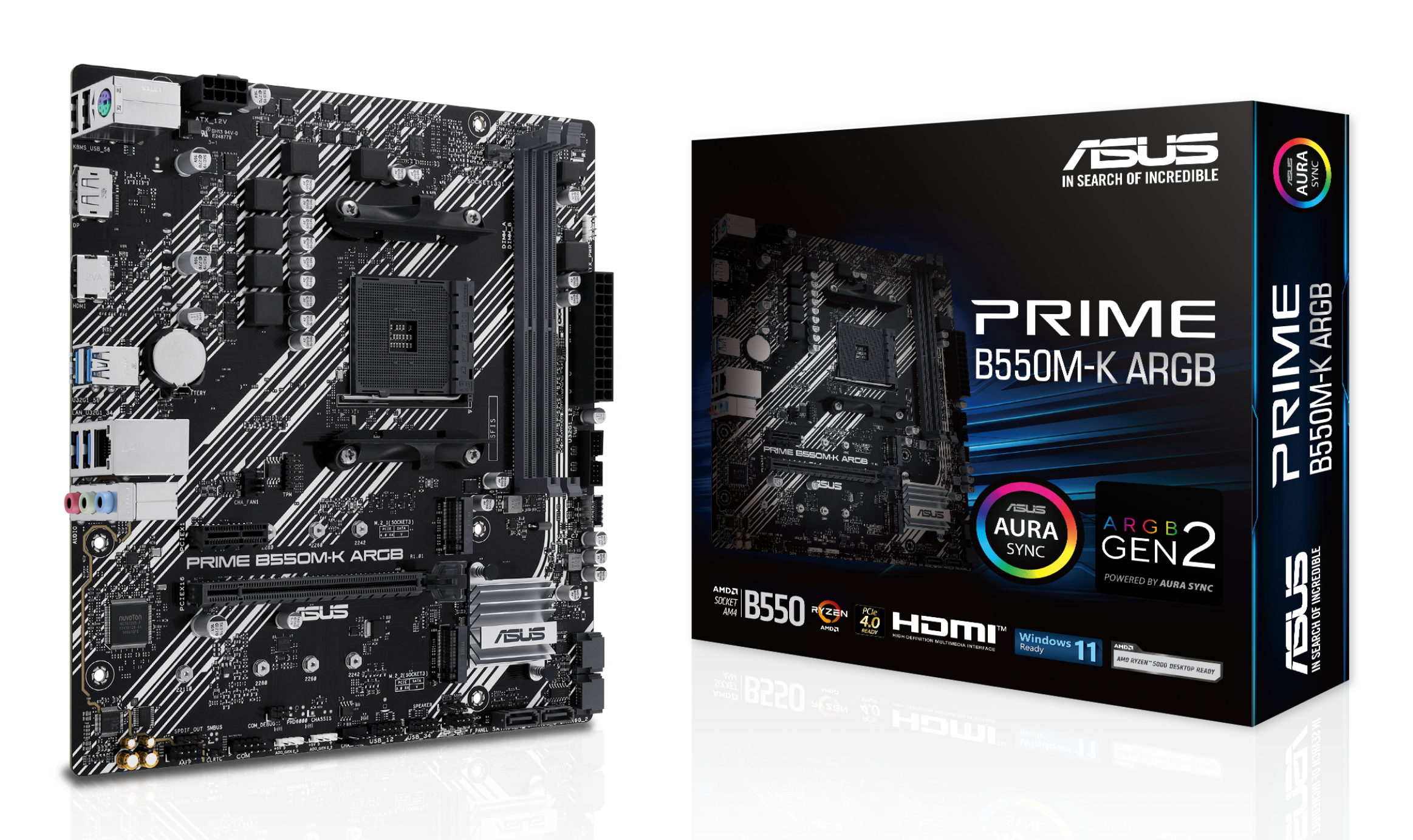 ASUS COMPONENTS PRIME B550M-K ARGB