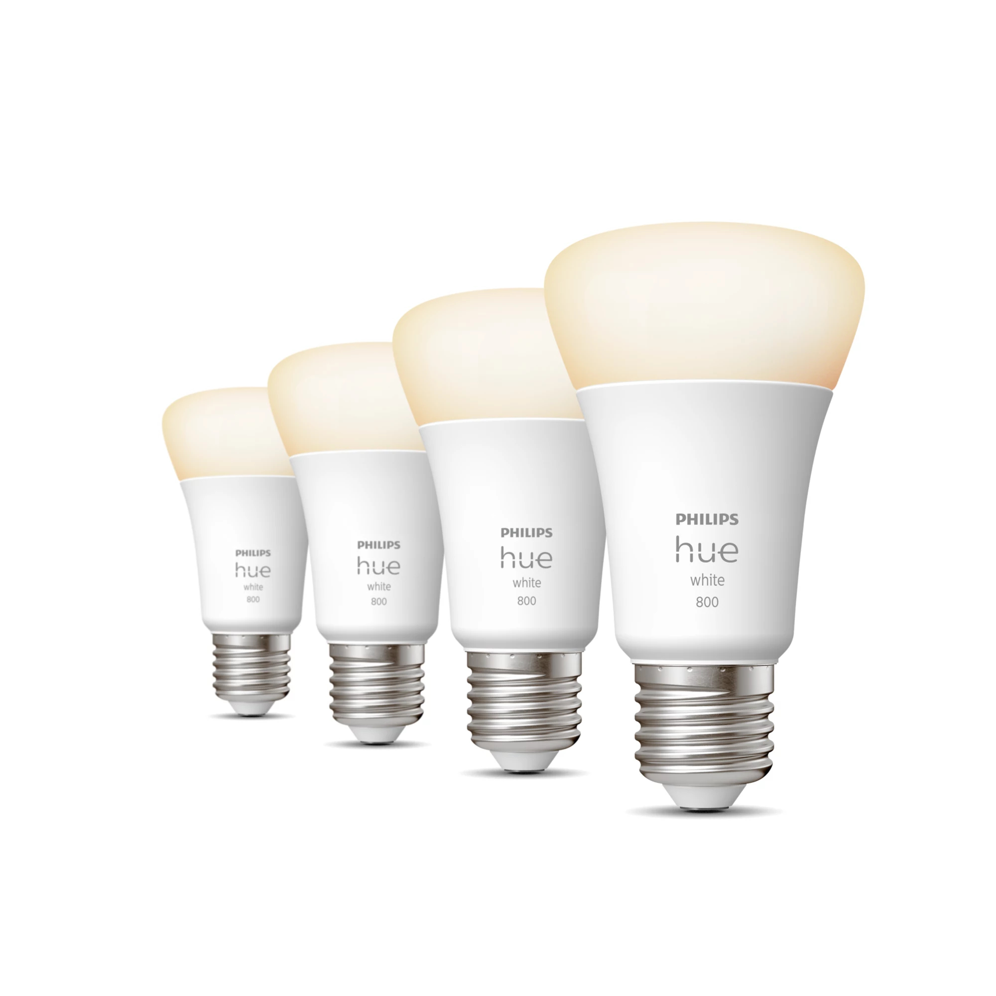 PHILIPS LIGHTING HUE WHITE 4 X LAMPADINE E27 9W