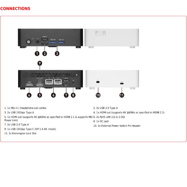 MSI HARDWARE CUBI NUC TWG S-006BEU