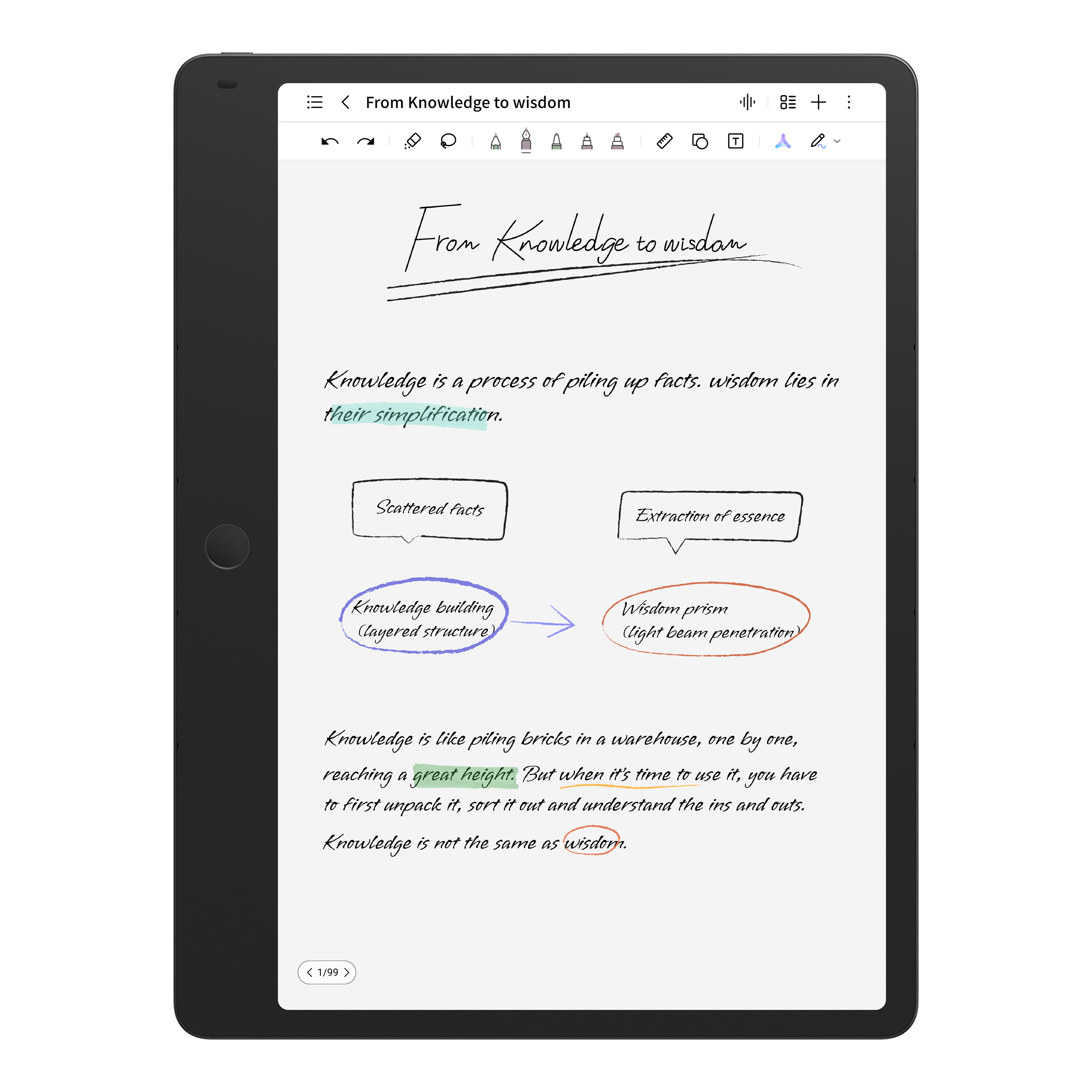 TCL MOBILE TCL NOTE A1 NXTPAPER GREY 8/256GB T-PEN PRO + MAGNETIC FLIP CASE – E-NOTE TABLET
