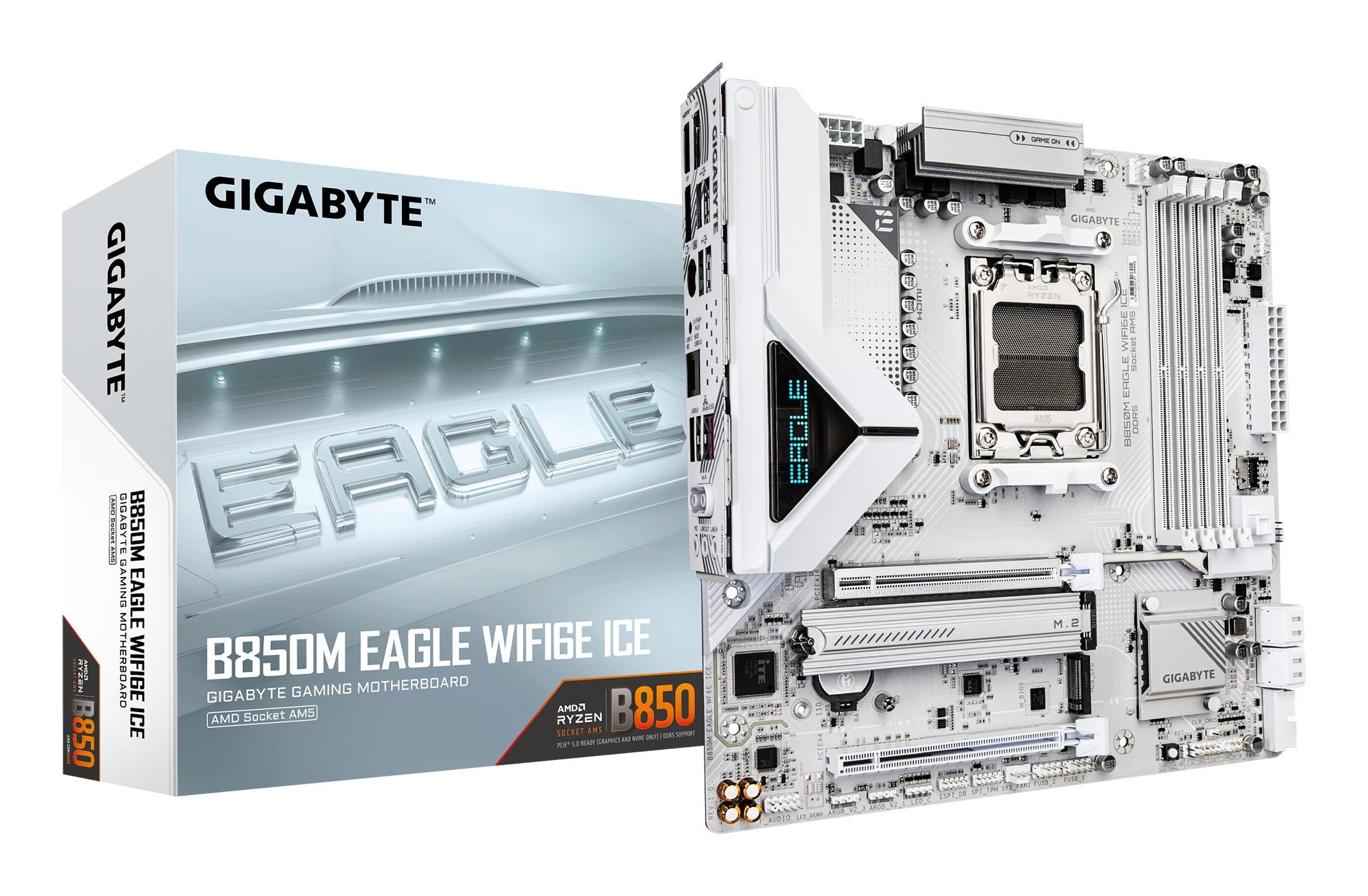 Gigabyte B850M EAGLE WF6E ICE