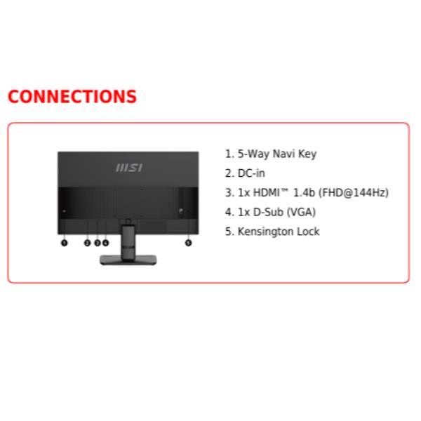 MSI HARDWARE PRO MP245 E14VL