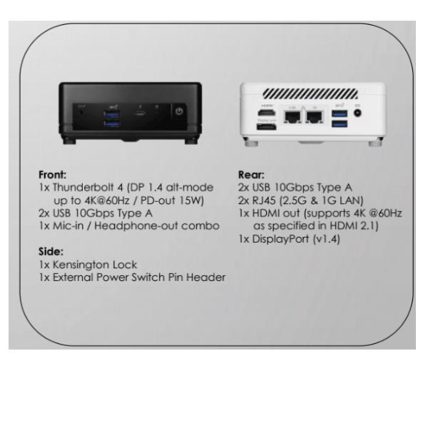 MSI HARDWARE CUBI 5 1M-496EU