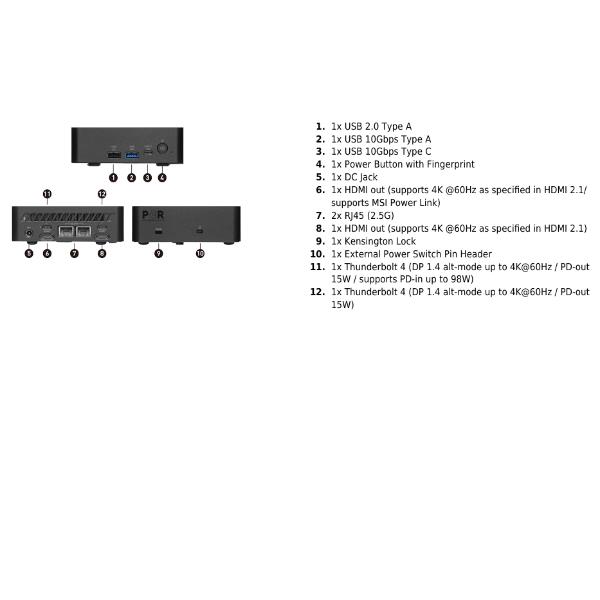 MSI HARDWARE CUBI NUC AI+ 3MG-002EU