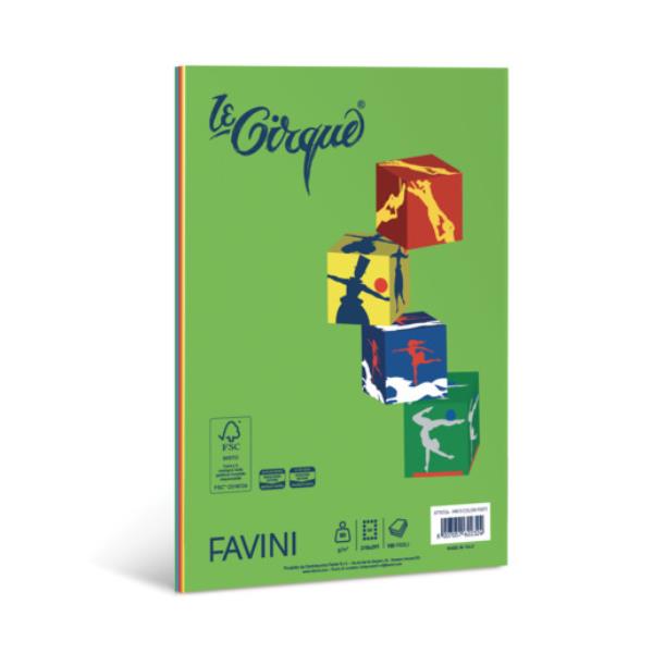 CARTOTECNICA FAVINI LE CIRQUE forti - A4 - 80gr/m2 - 100 fogli