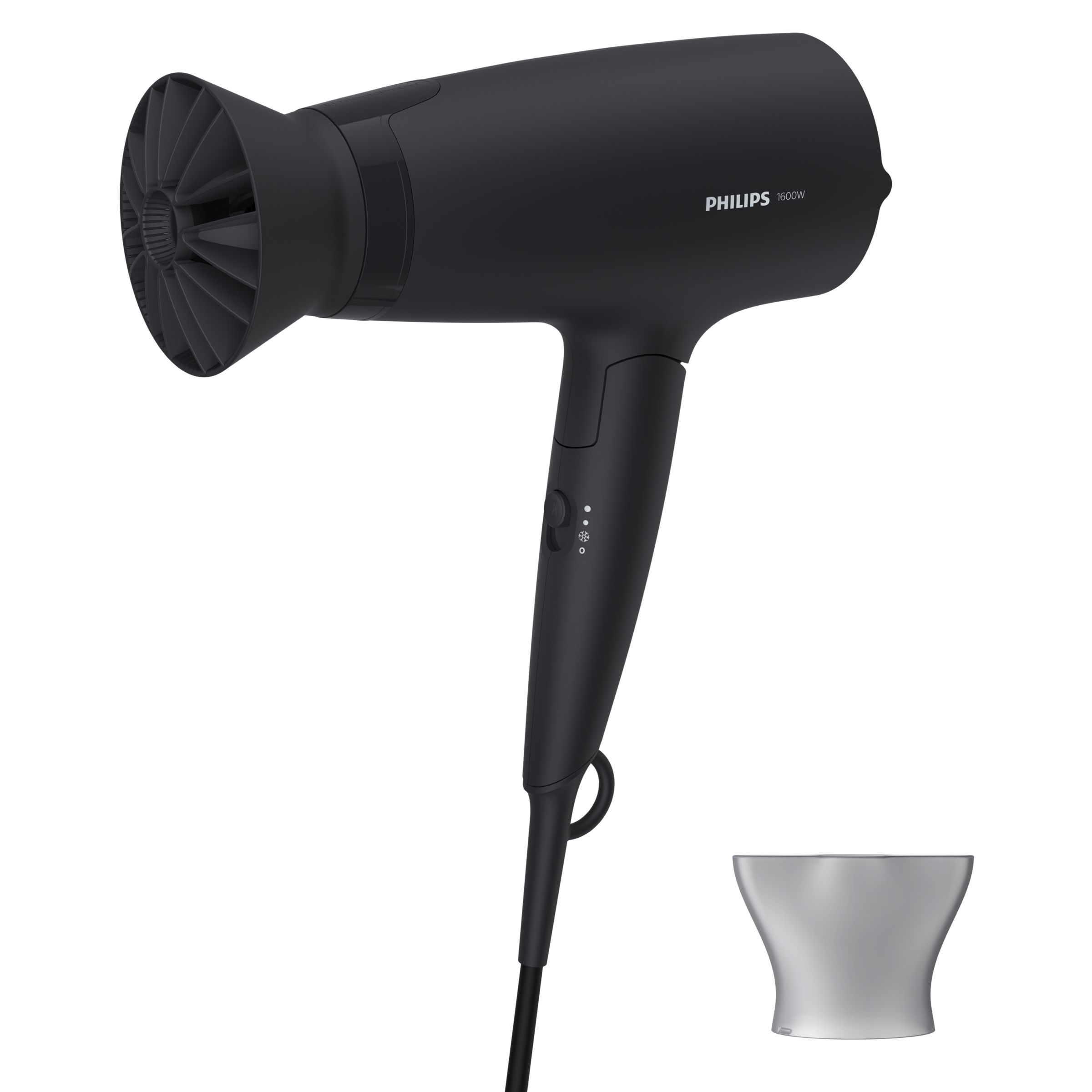 PHILIPS ELETTRODOMESTICI PHON NERO CON MANICO PIEGHEVOLE