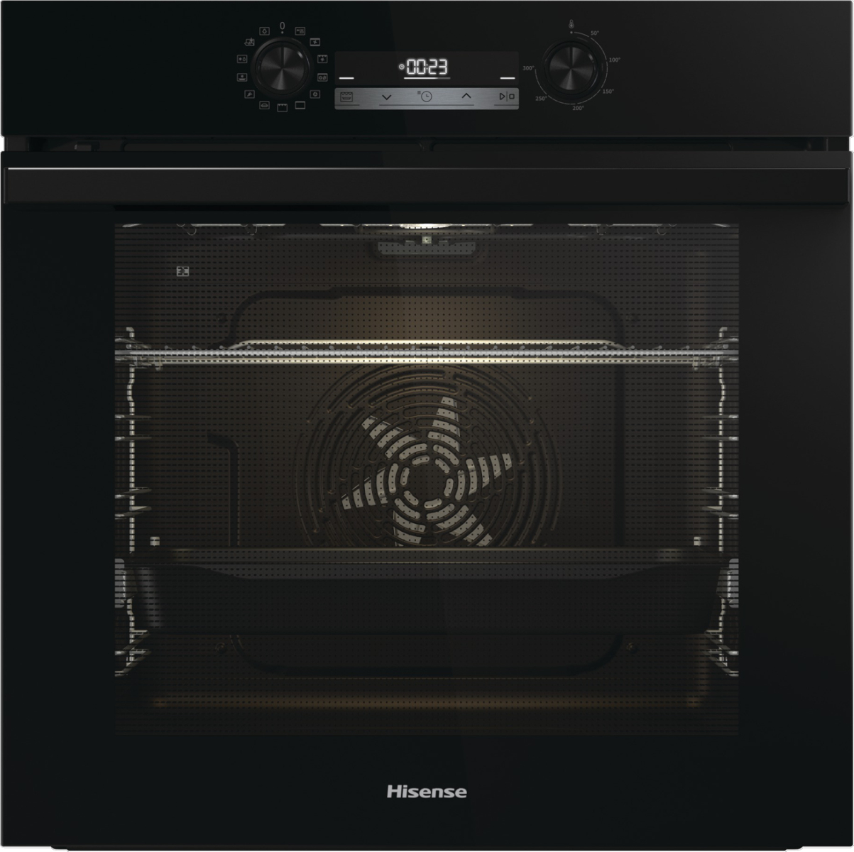 HISENSE ELETTRODOMESTICI FORNO NERO GUIDE TELESCOPICHE