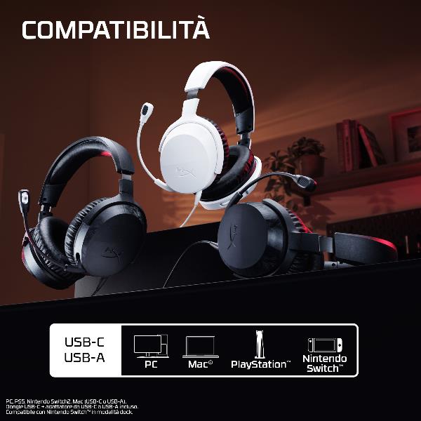 Cuffie da gaming HyperX Cloud Stinger 3 PlayStation 4