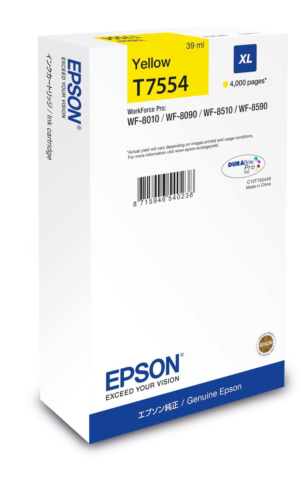CONSUMABILI EPSON TANICA GIALLO  XL WF-8XXX