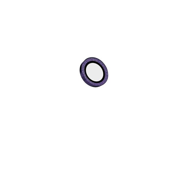 COLGLICAM - Vetro 9H per fotocamera posteriore, design glitterato, cornice in metallo compatibile con iPhone Air (OFFSET COLLECTION) 4