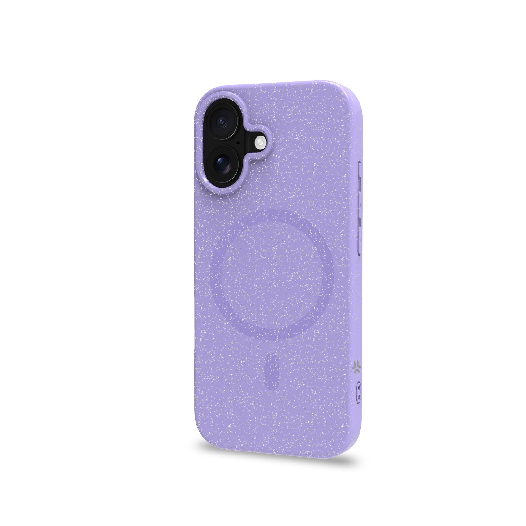 CELLY COLMAGGLI1150 - Cover glitterata, compatibile con la tecnologia Magsafe, compatibile con iPhone 17 (OFFSET COLLECTION)
