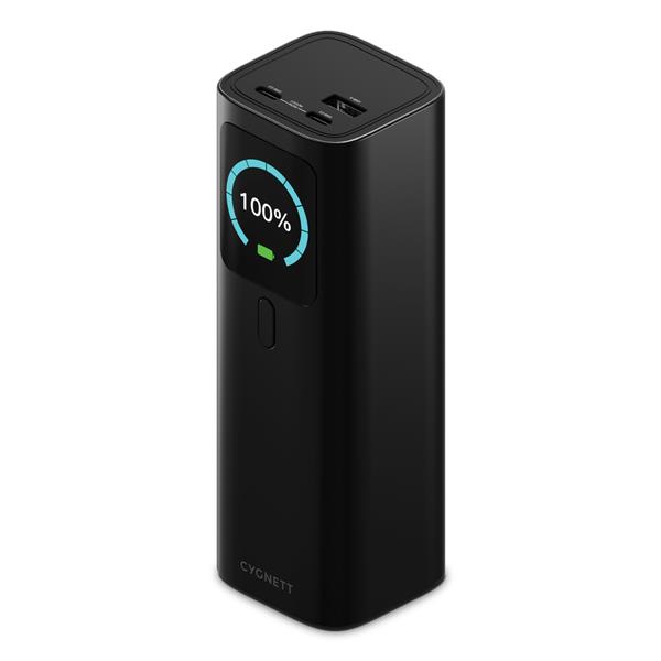 Cygnett Power bank per laptop da 148 W, 27.000 BTU con custodia