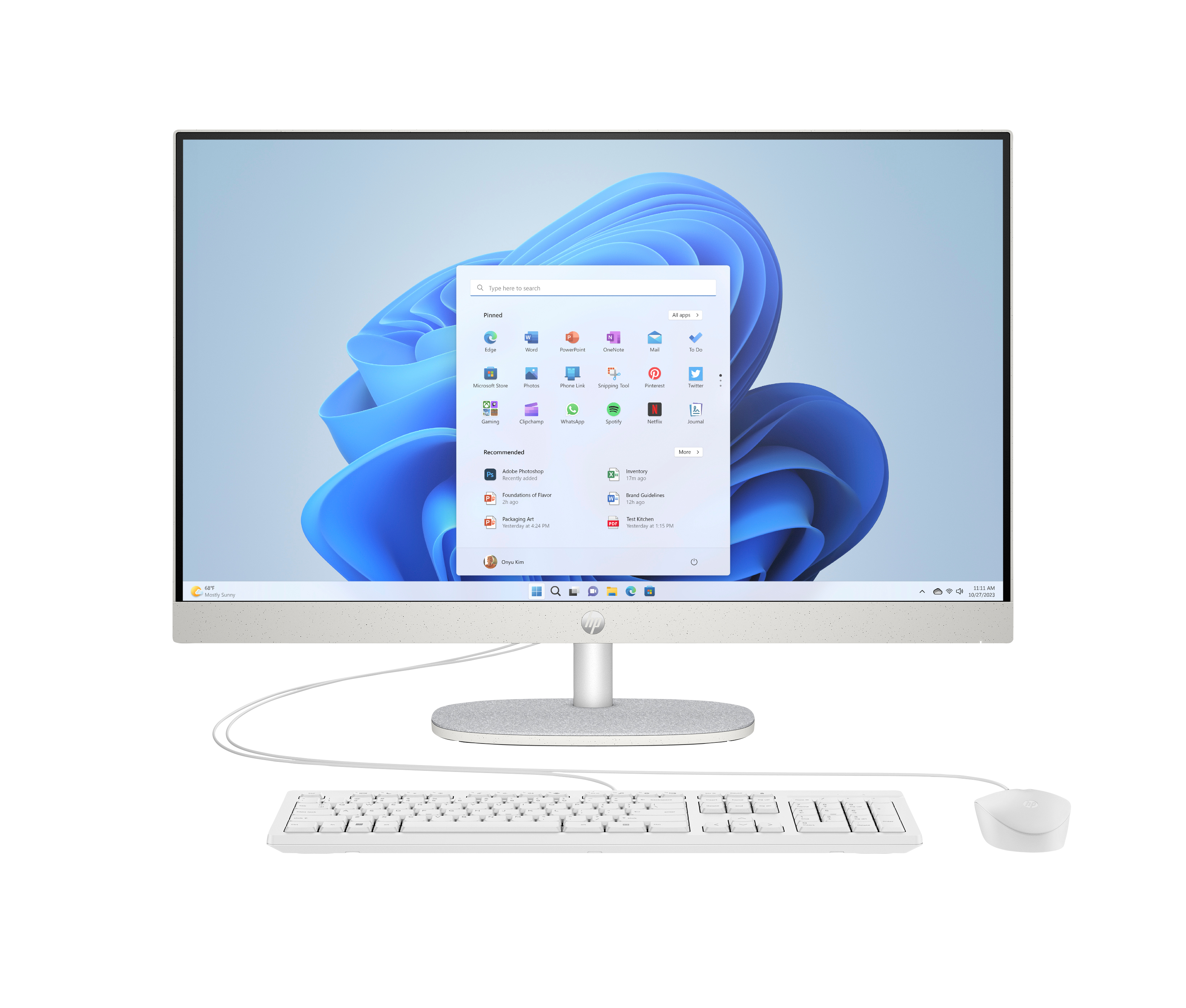 HP CONSUMER. HP 27 inch All-in-One 27-cr1020nl PC