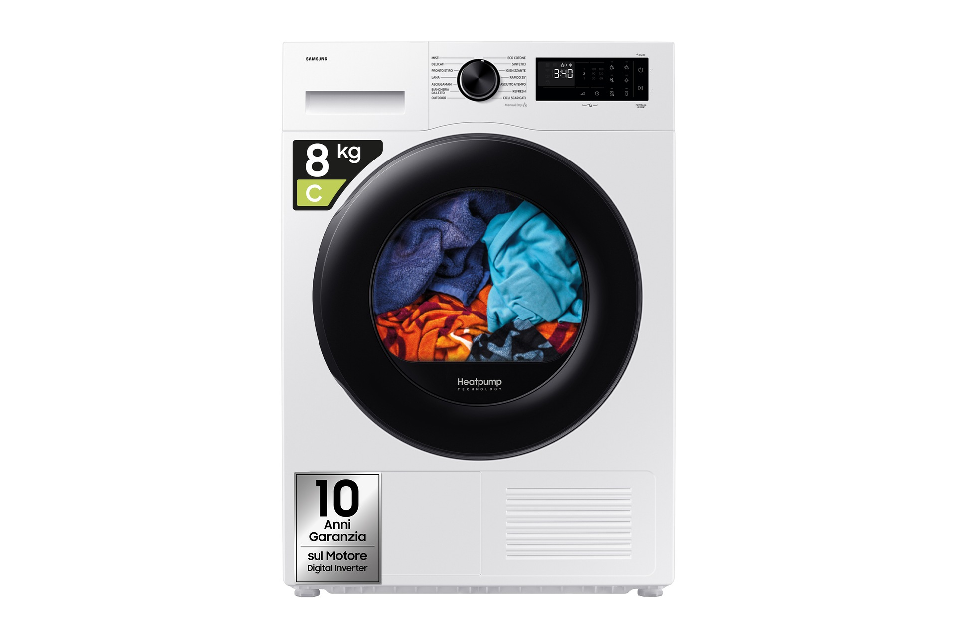 SAMSUNG ELETTRODOMESTICI DRYER  CRYSTAL ECODRY  8KG  C
