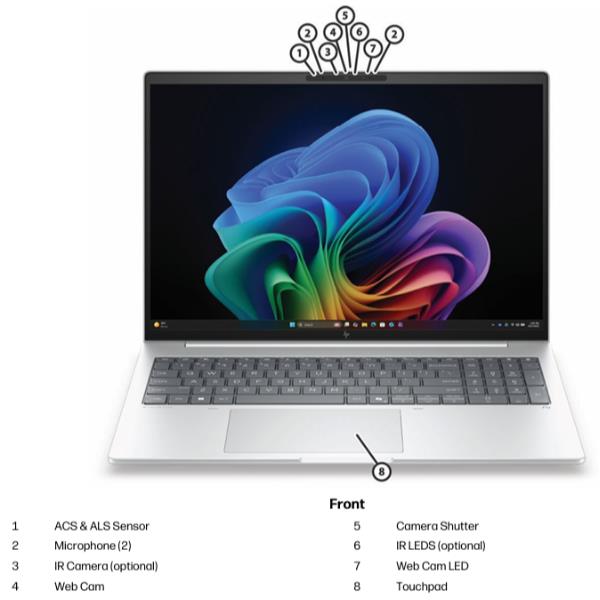 EliteBook 8 G2i 16 Notebook AI PC (5G) 3