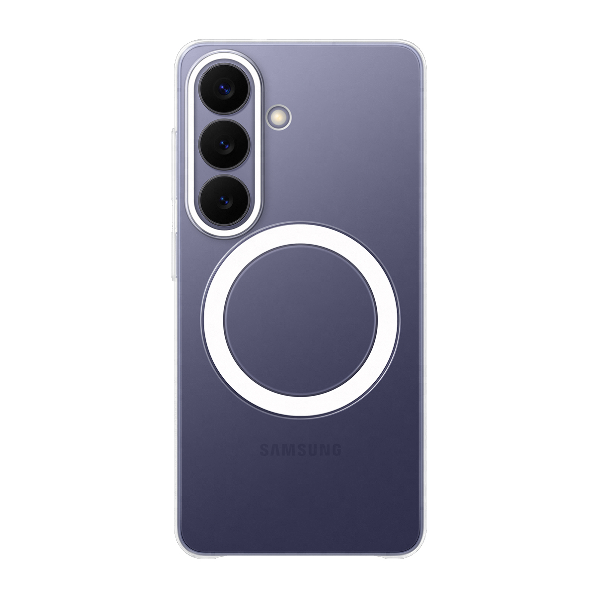 SAMSUNG CELLULARI CLEAR CASE MAGNET S26