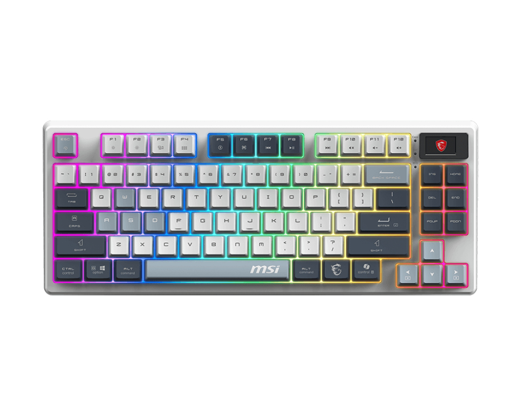 MSI COMPONENTS FORGE GK600 TKL WIRELESS SKY IT