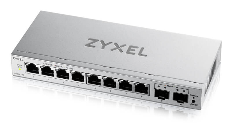 ZYXEL SWITCH SMART 8G 2SFP