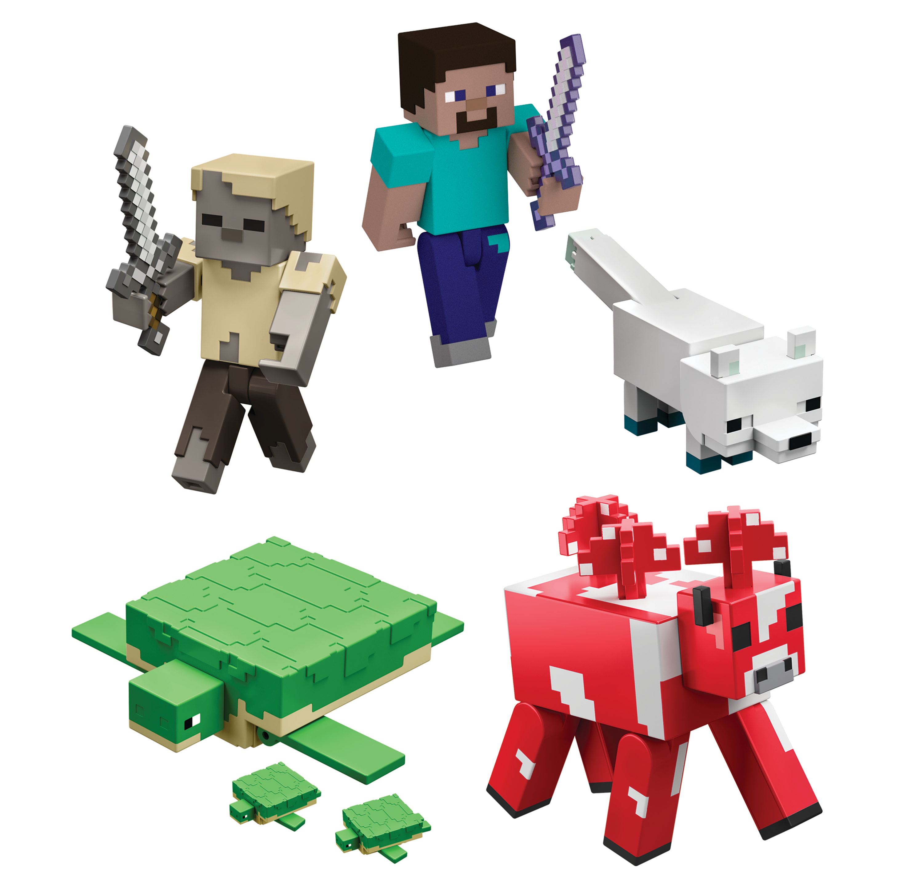Mattel MINECRAFT 3.25" CORE FIGURE ASST