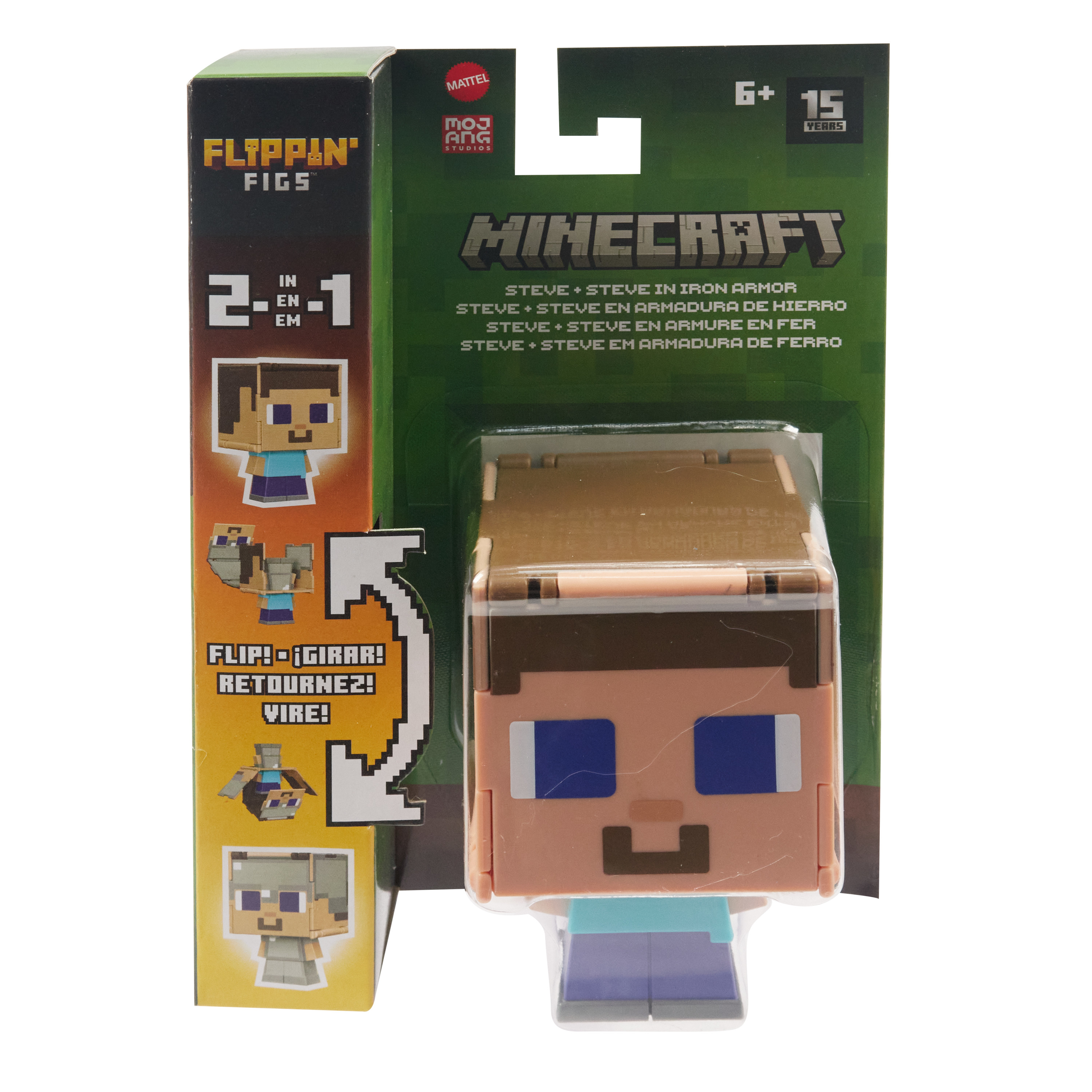 Mattel Minecraft Flippin' Figs