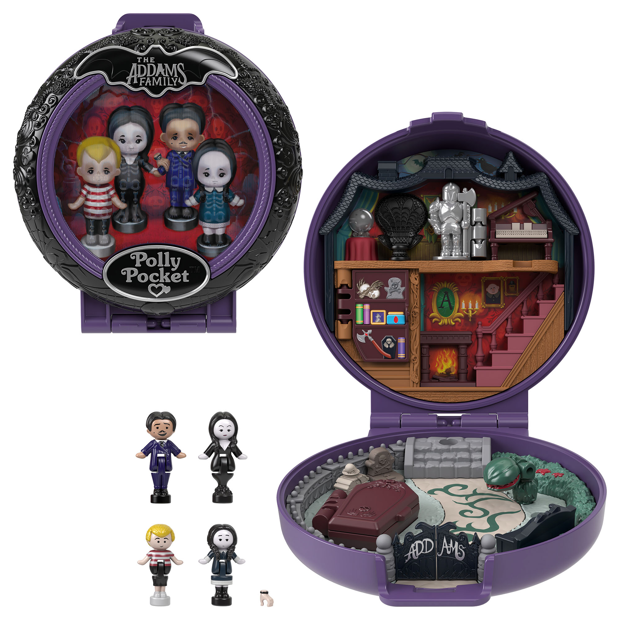 Mattel Cofanetto Polly Pocket x Famiglia Addams