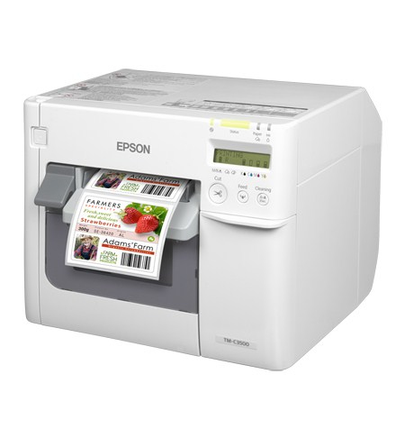 Epson TM-C3500 COLOUR LABEL PRINTER D INTERFACE.USB.LAN.NICELABEL IN