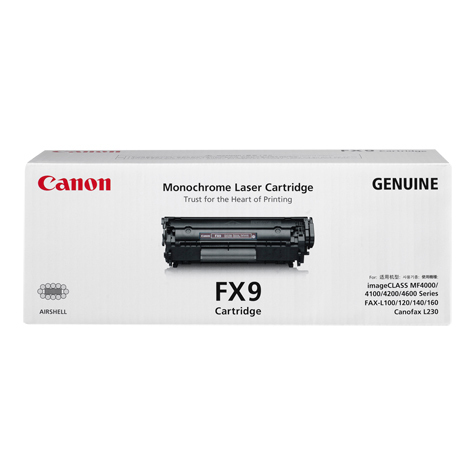 Canon FX10 TONER PER FAX L100 L120 MF 4100 41XX 4600 46XX 4010