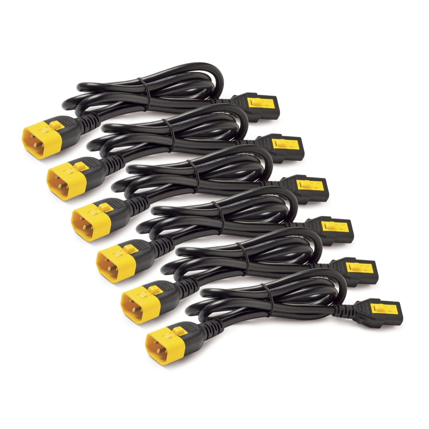 Apc POWER CORD KIT (6 EA) LOCKING C13 TO C14 1.8M BLUE