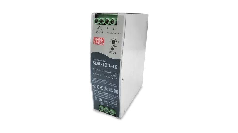 Allied Telesis 48V 120W SINGLEOUTPUTINDUSTRIAL DIN RAIL POWER SUPPLY