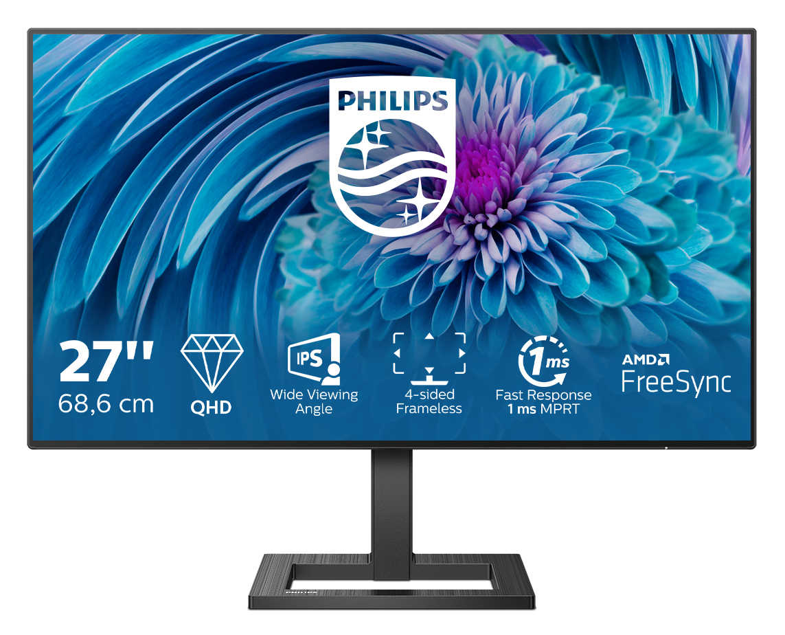 Philips 275E2FAE 27IN 68.58CM IPS SCATOLA APERTA E DANNEGGIATA