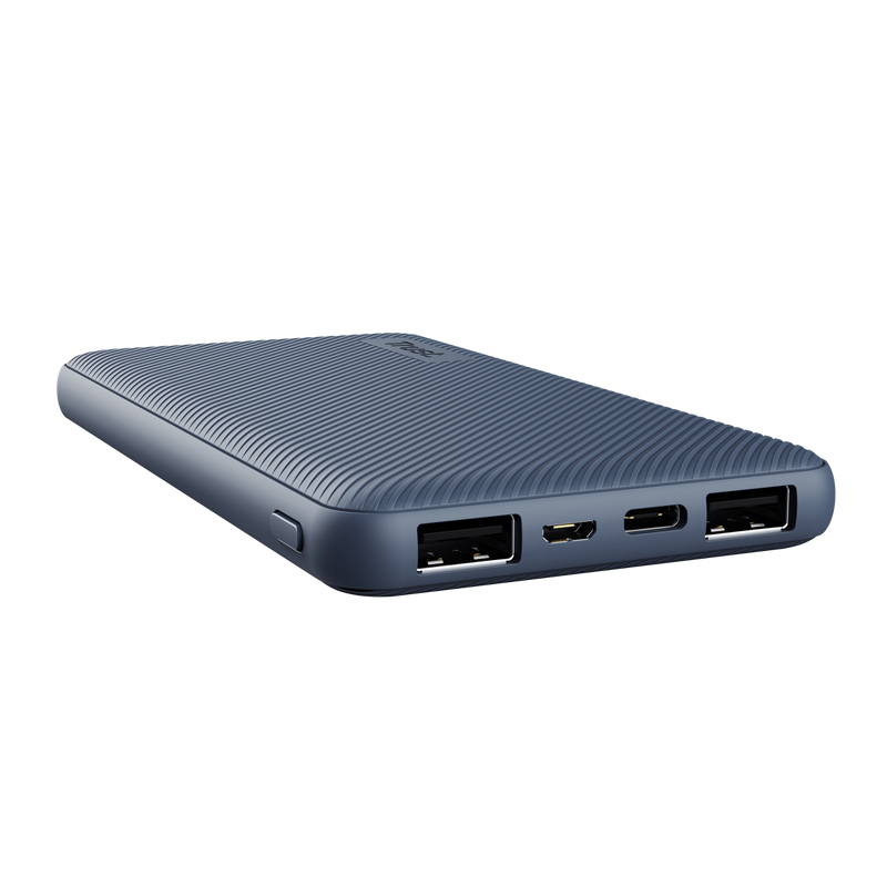 Trust PRIMO POWERBANK ULTRASOTTILE DA 10.000 MAH  -  BLU