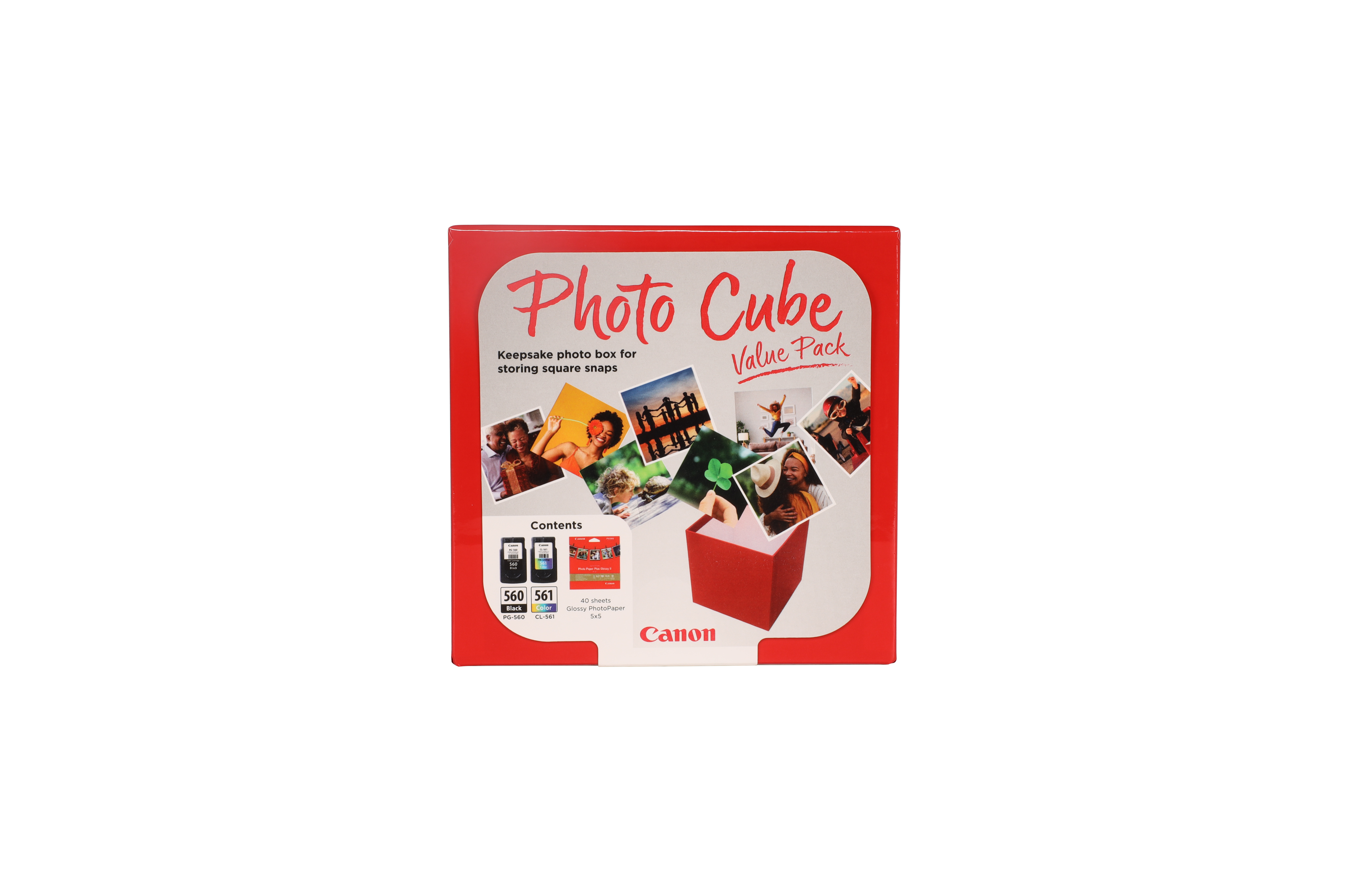 Canon PG-560/CL-561 PHOTO CUBE VALUE PACK 5X5 PHOT PAPER(PP-201 40SHE