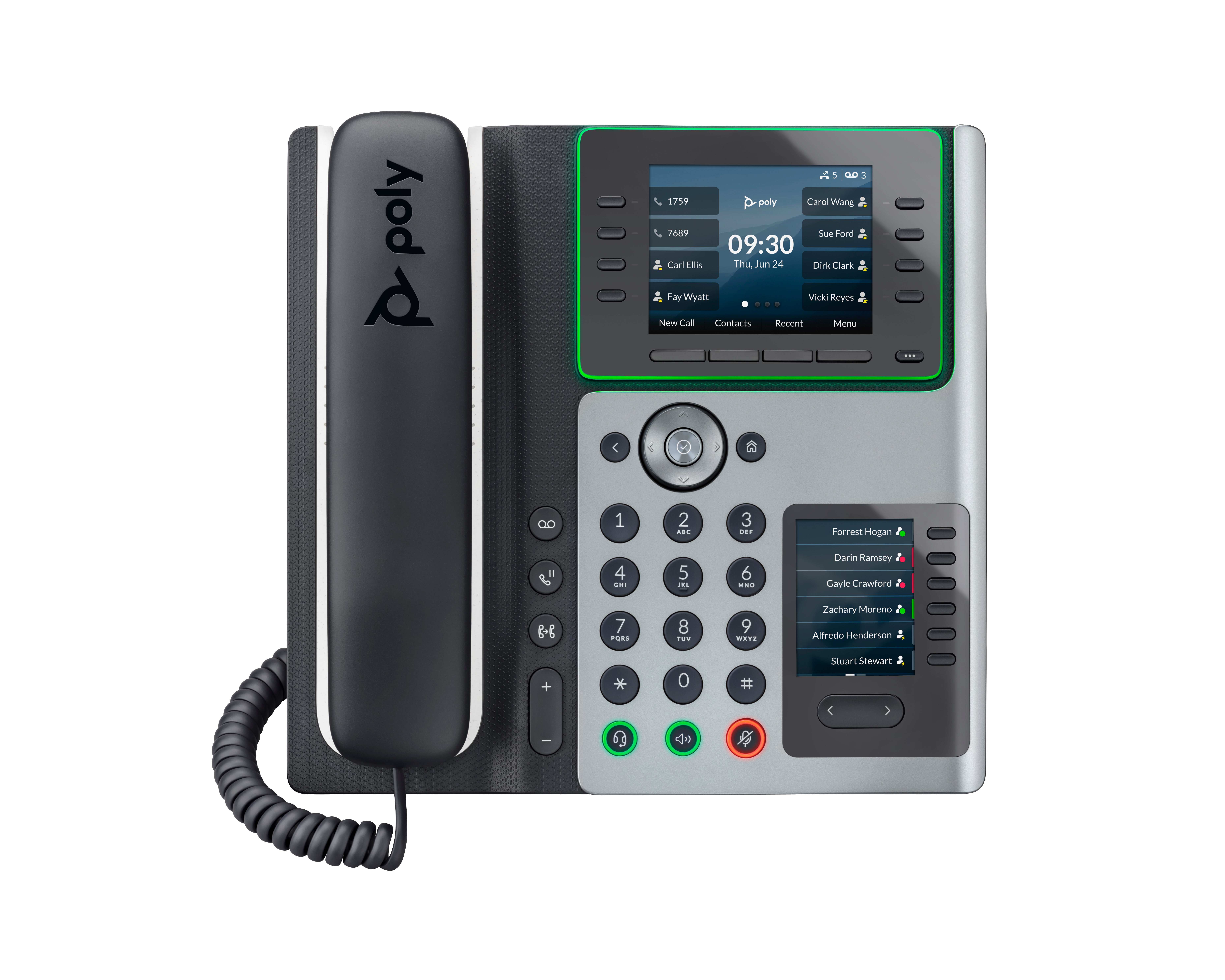 Poly POLY EDGE E450 IP PHONE AND POE-ENABLED
