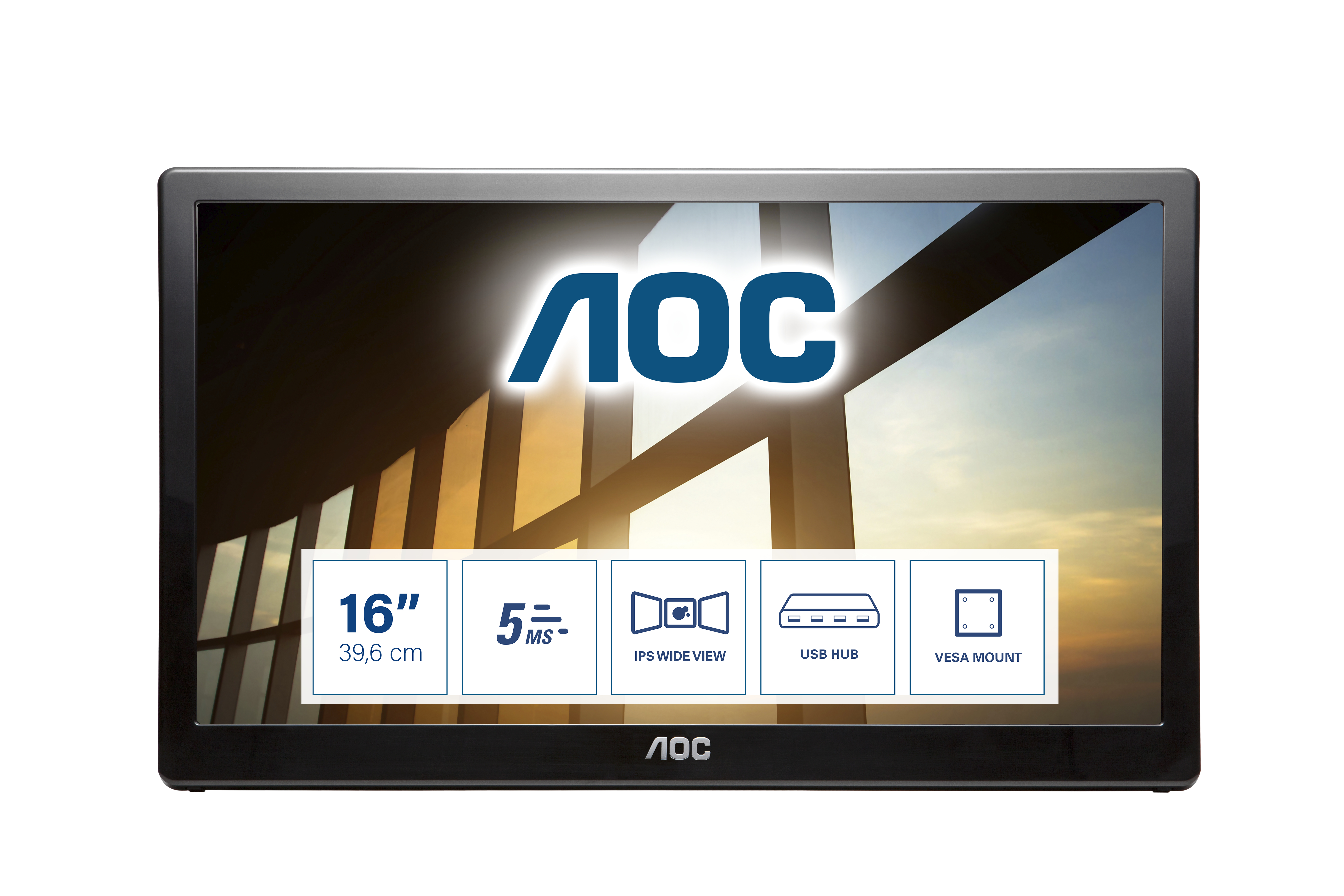 Aoc I1659FWUX 15.6IN LCD 1920X1080 SCATOLA APERTA E DANNEGGIATA