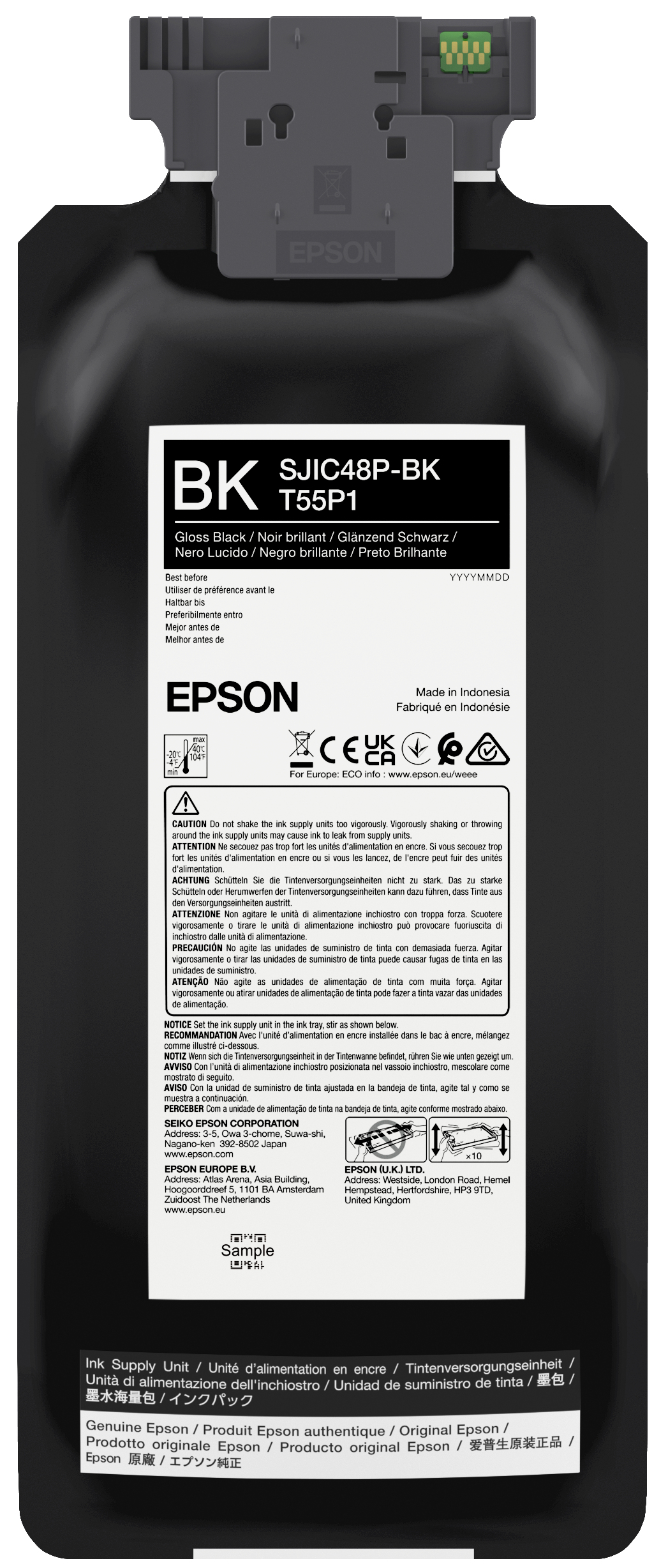 Epson SJIC48P-BK INK CARTRIDGE FOR CW C8000E BLACK