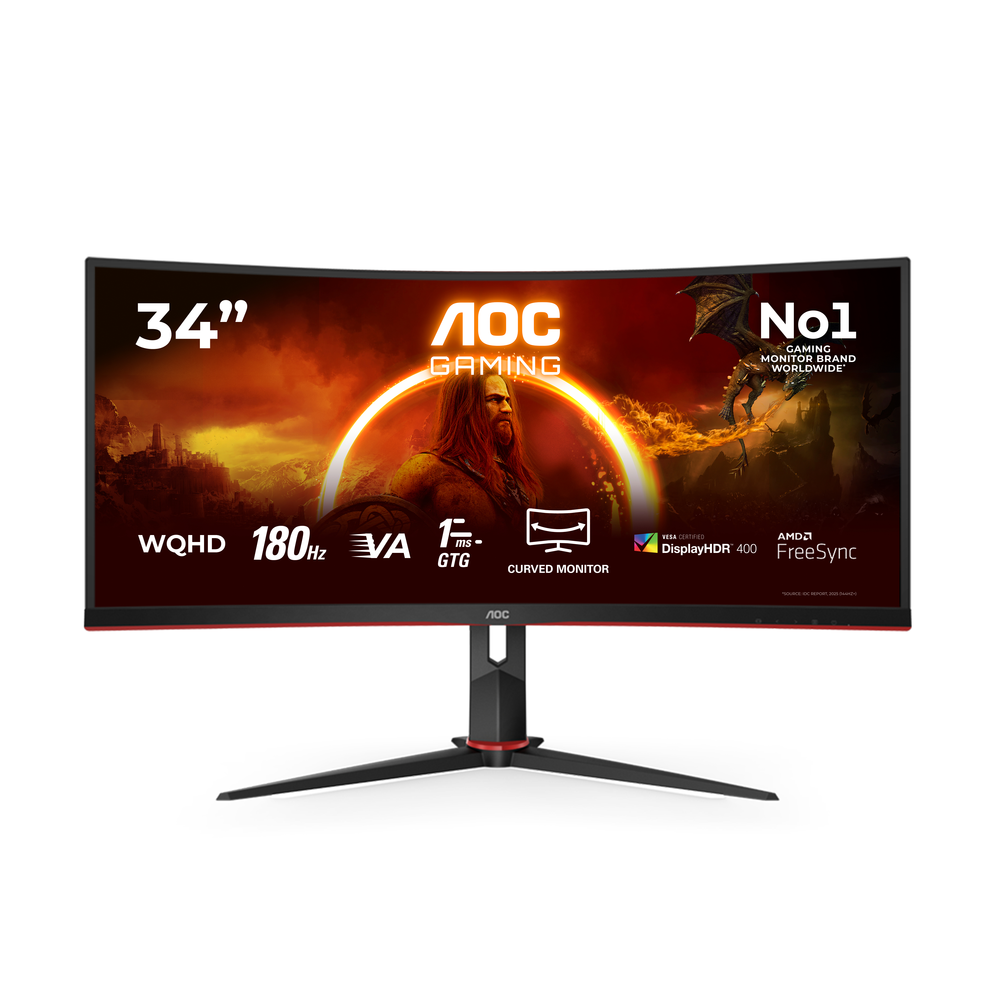 Aoc CU34G2XP 34IN 21:9 3440X1440 SCATOLA APERTA E DANNEGGIATA