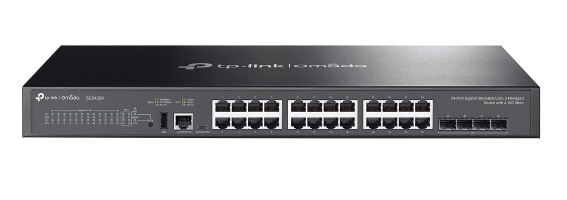 Tp-Link OMADA 24-P GGBT STACKABLE LITE L3 MNGD SWITCH + 4 10G SLOTS
